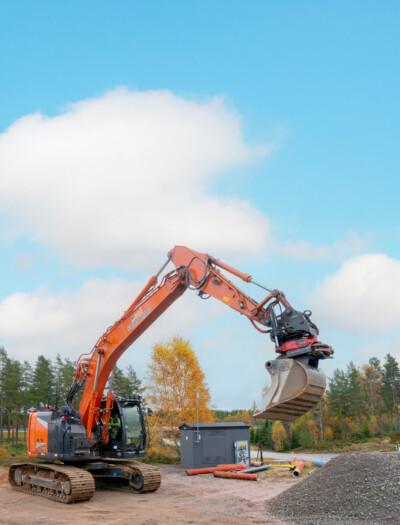 Hitachi Bandgrävare